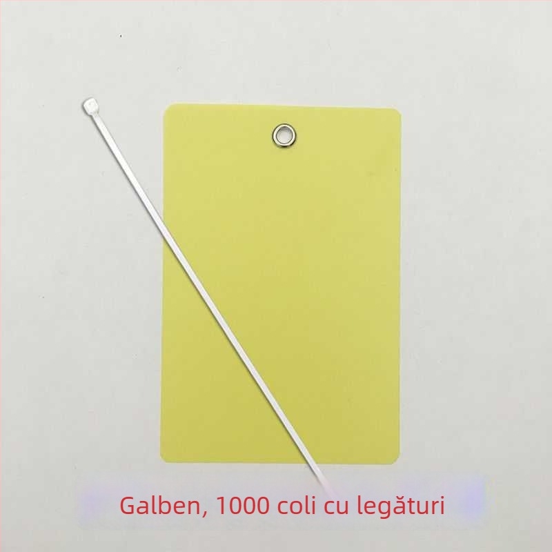Etichetă suspendată transparentă pentru placă PVC, semn gol pentru plante
