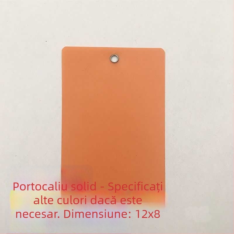 Etichetă suspendată transparentă pentru placă PVC, semn gol pentru plante