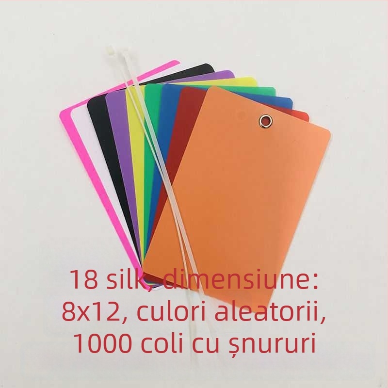 Etichetă suspendată transparentă pentru placă PVC, semn gol pentru plante