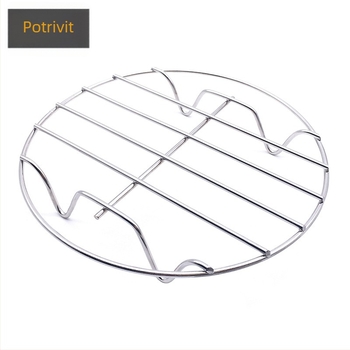 Mini suport de abur din oțel inoxidabil, rotund, pentru oală electrică de orez, suport pentru legume la abur și placă de masă