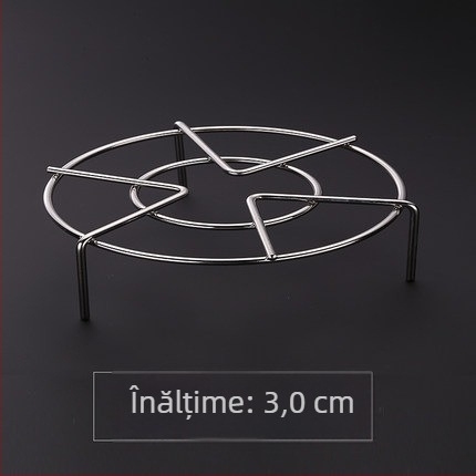 Raft de abur din oțel inoxidabil 304 pentru pește – suport tripod pentru tavă de abur, suport pentru oale