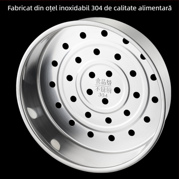 Rizier cu abur din oțel inoxidabil 304, tavă de abur și strat îngroșat de separare a apei, capacitate 3L/4L/5L, formă sferică