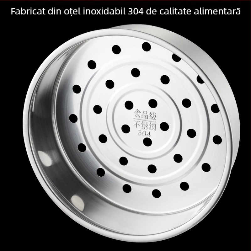 Rizier cu abur din oțel inoxidabil 304, tavă de abur și strat îngroșat de separare a apei, capacitate 3L/4L/5L, formă sferică