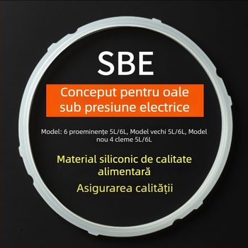 Inel de etanșare din silicon pentru oale electrice sub presiune, universal pentru 5L–6L