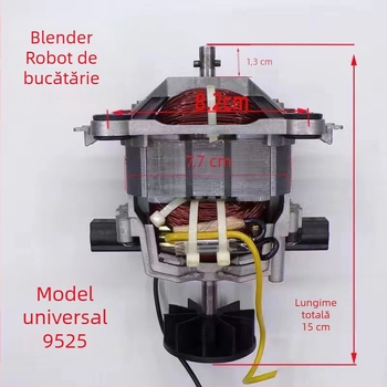 Motor pentru blender de 2 L, cu înfășurare din cupru pur, putere mare, model 9525, accesorii universale 7630
