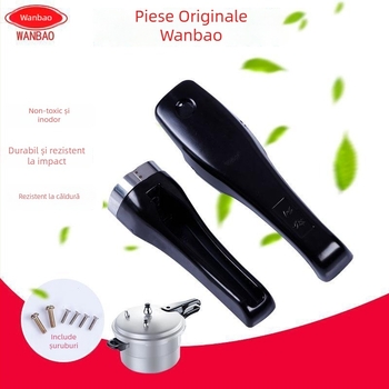 Set de mâneri pentru oala sub presiune, mâner îngroșat și mâner auxiliar pentru oală mare comercială, șuruburi scurte