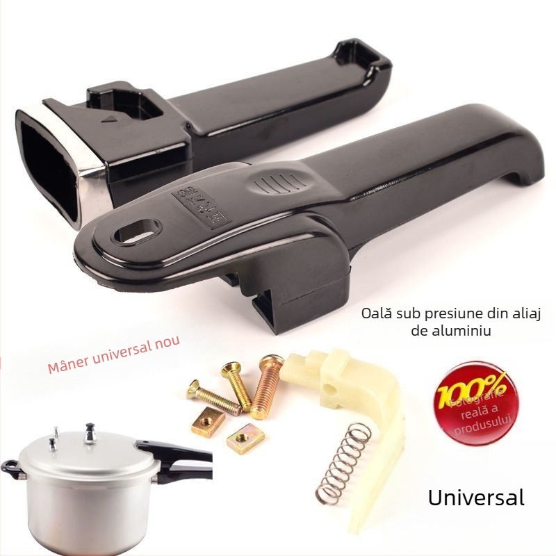 Mânere universal pentru capacul oalei sub presiune – aliaj de aluminiu, stil clasic