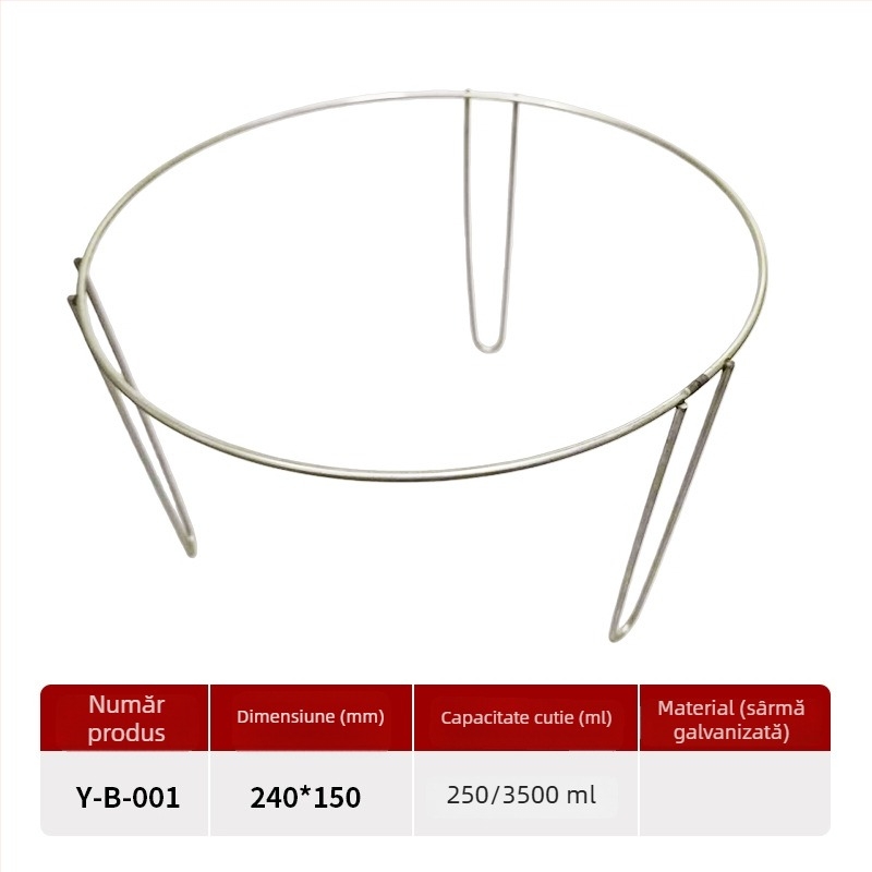 Suport rotund din folie de aluminiu, de unică folosință, pentru pește la grătar, barbecue și hot pot