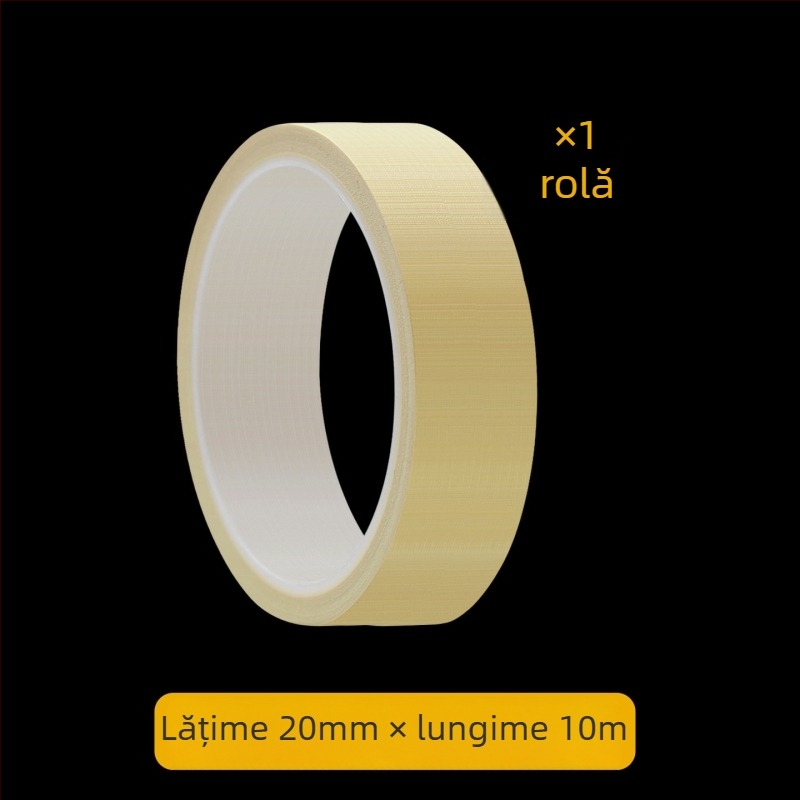 Bandă de mascare din hârtie texturată, rezistentă la temperaturi, ultra-subțire 1 mm, pentru vopsire auto și nail art, mascarea îmbinărilor fără urme