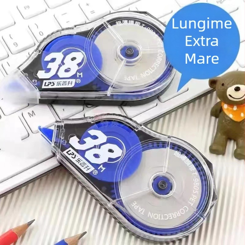 LePasheng 9925 Bandă corectoare, capacitate mare, 60 m, durabil pentru birou și școală