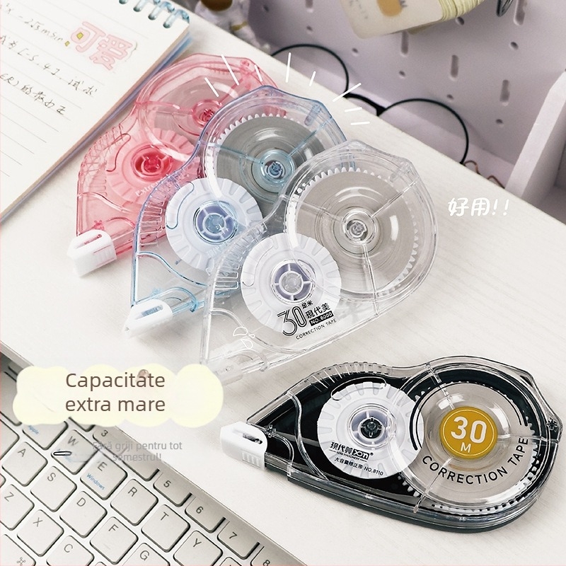 XDN 8110 Bandă corectoare, lățime 30 mm, capacitate mare, mișcare lină, design simplu, pentru elevi