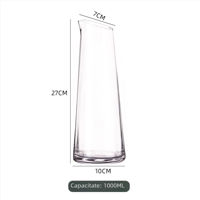 Decantor în stil japonez din cristal pentru vin și cocktailuri, capacitate 501–600 ml