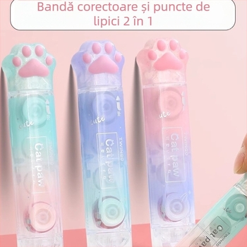 Dot Glue Bandă de corecție duală, design gradient, capacitate mare, funcționare silențioasă, pentru elevi