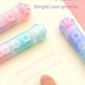 Dot Glue Bandă de corecție duală, design gradient, capacitate mare, funcționare silențioasă, pentru elevi