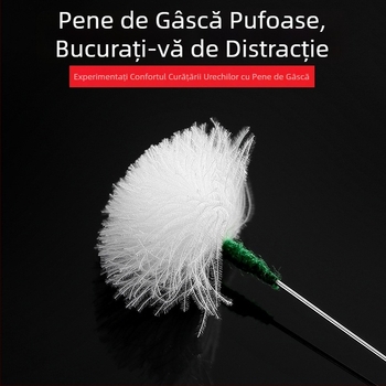 Asahi Glow set lingurițe pentru urechi – luminoase, din oțel inoxidabil, reîncărcabile