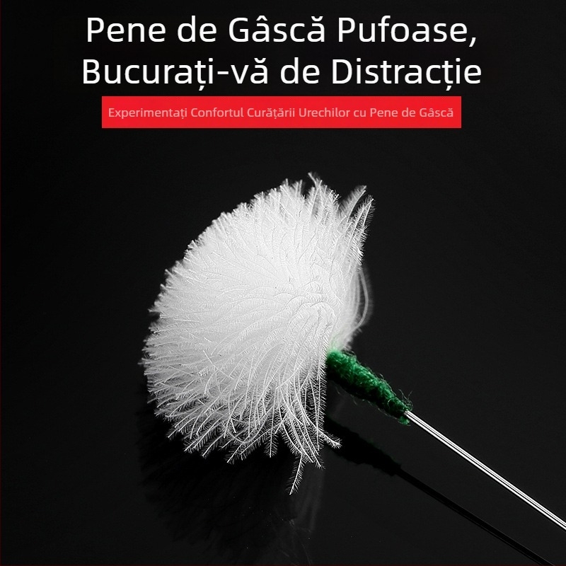 Asahi Glow set lingurițe pentru urechi – luminoase, din oțel inoxidabil, reîncărcabile