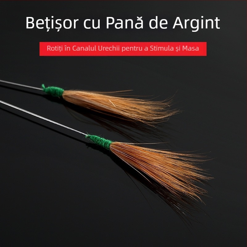 Asahi Glow set lingurițe pentru urechi – luminoase, din oțel inoxidabil, reîncărcabile