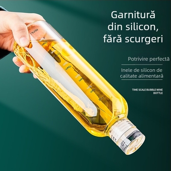 Sticlă din borosilicat pentru infuzie cu ginseng, sigilată și cu pereți groși, 0,5 kg, recipient gol pentru fabricarea vinului acasă