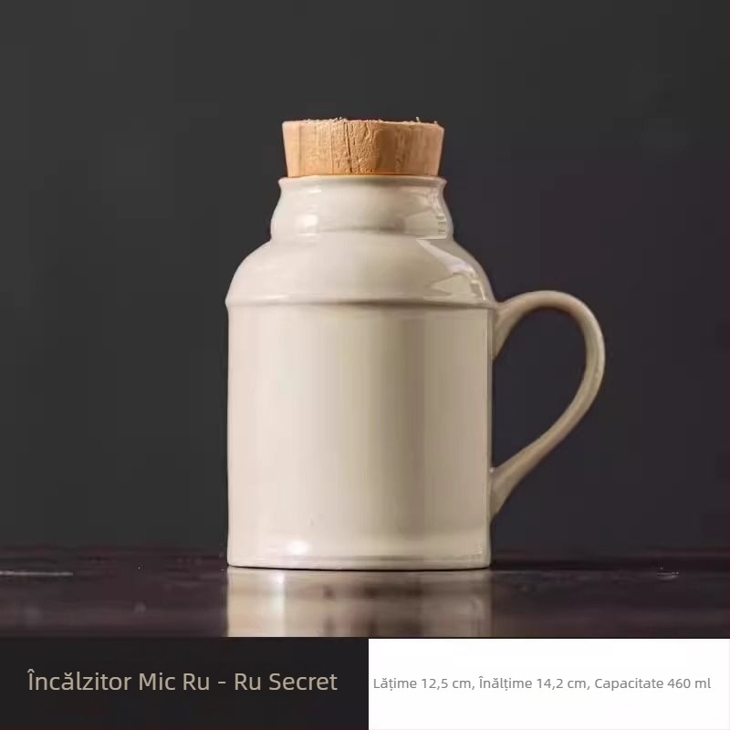 Ceainic ceramic cu capac pentru uz casnic, capacitate mare, set cadou pentru prepararea ceaiului, protecție împotriva arsurilor, mic termos și ceșuță
