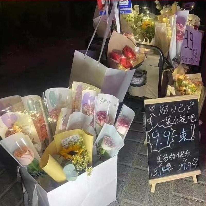 Mind Mică tablă de afișaj pe birou pentru mesaje — tablă de afișaj pictată manual, iluminată, pentru magazine milk tea, cafenele și baruri