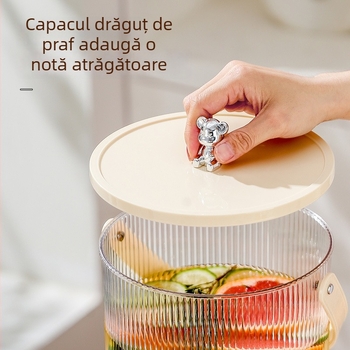 Dispenser pentru băuturi cu robinet, capacitate mare, ceai, ceai de fructe și suc, design luxos discret