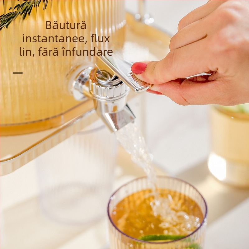 Dispenser pentru băuturi cu robinet, capacitate mare, ceai, ceai de fructe și suc, design luxos discret