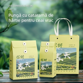 Cutie pentru ceai vrac 150 g pentru ceai alb, ceai negru și Pu-erh
