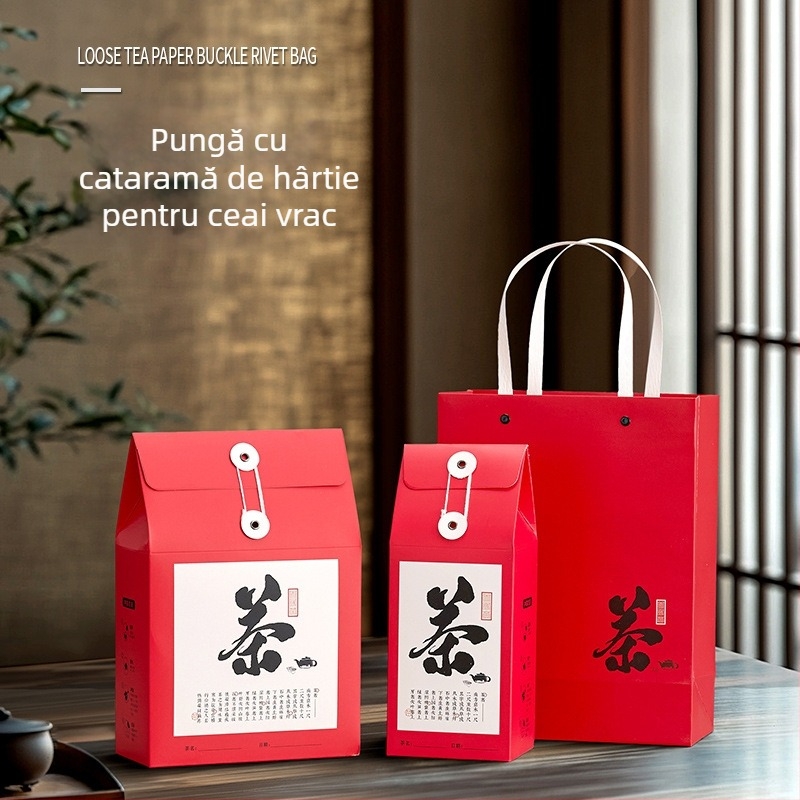 Cutie pentru ceai vrac 150 g pentru ceai alb, ceai negru și Pu-erh