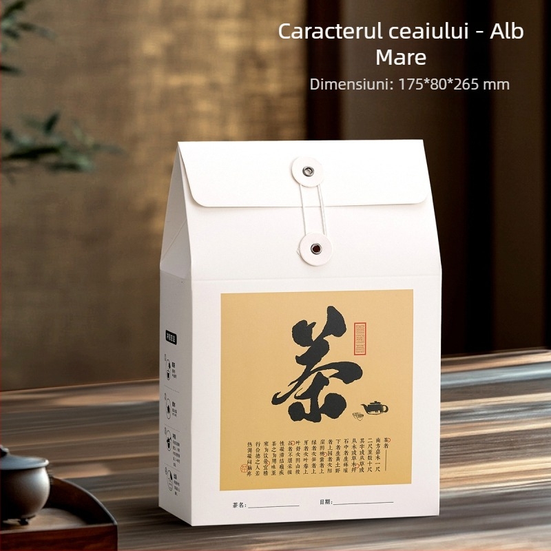 Cutie pentru ceai vrac 150 g pentru ceai alb, ceai negru și Pu-erh