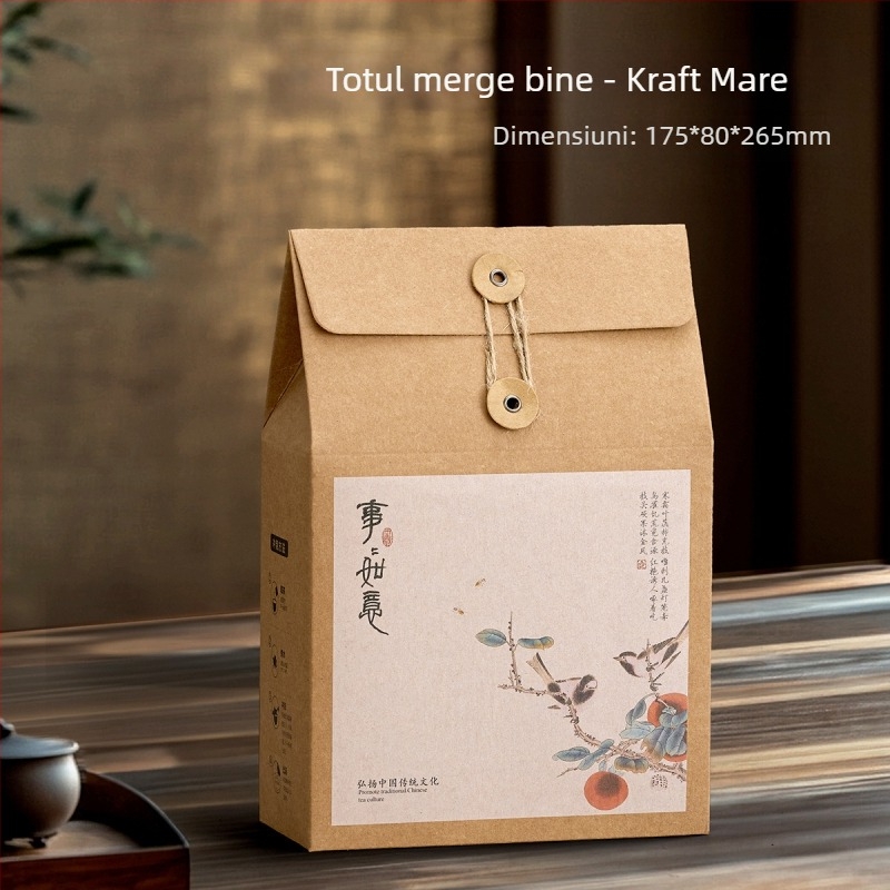 Cutie pentru ceai vrac 150 g pentru ceai alb, ceai negru și Pu-erh