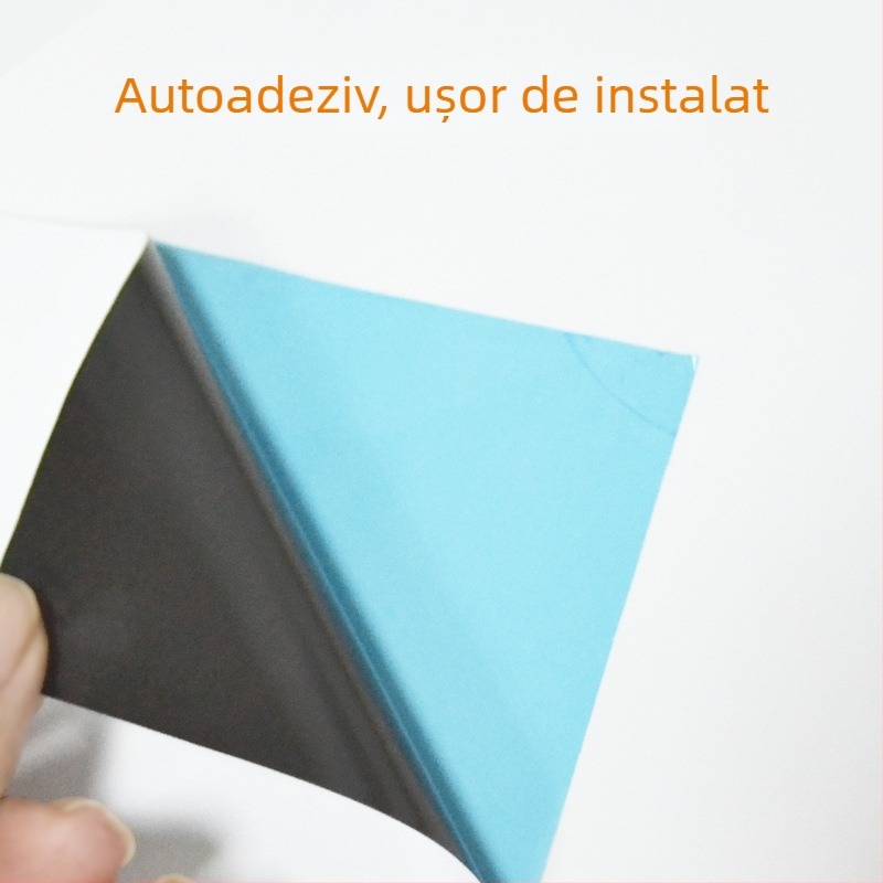 Tablă albă autoadezivă din PET – suprafață de scriere, detașabilă; pentru casă, școală și birou