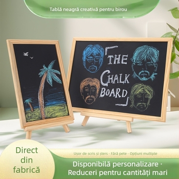 Tablă de birou selectată pentru bar, cu tablă de mesaje suspendată, tablă de meniu și tablă de desen pentru copii, nemagnetică