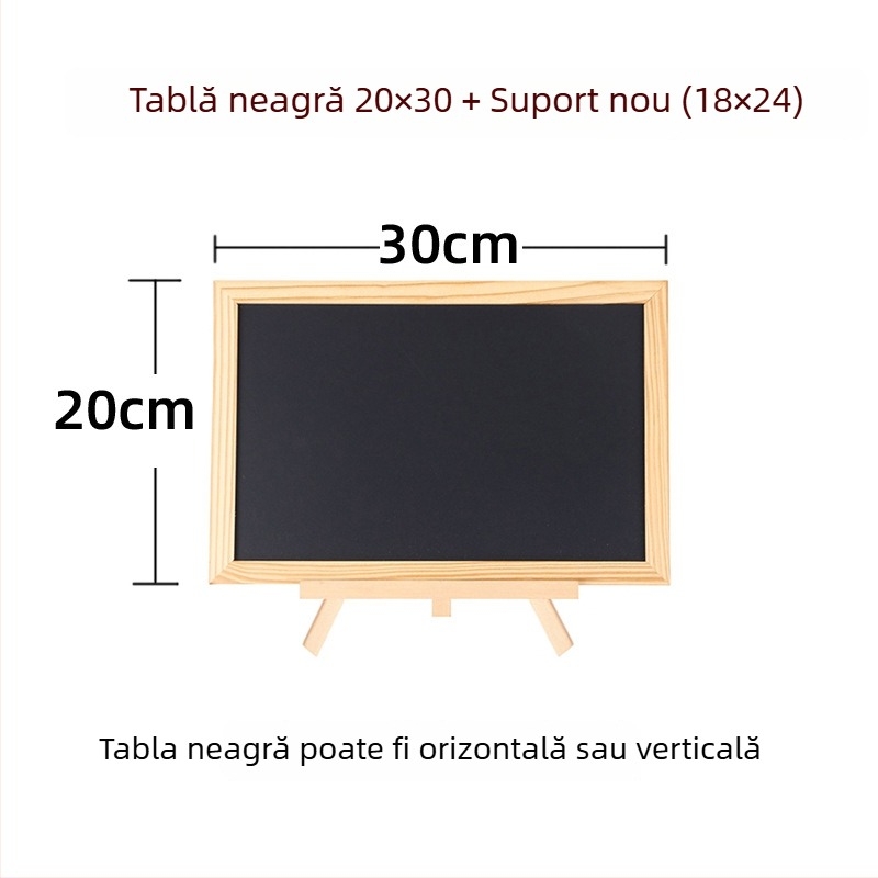 Tablă de birou selectată pentru bar, cu tablă de mesaje suspendată, tablă de meniu și tablă de desen pentru copii, nemagnetică