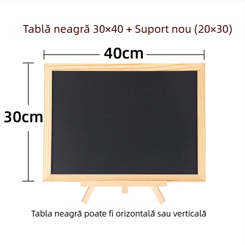 Tablă de birou selectată pentru bar, cu tablă de mesaje suspendată, tablă de meniu și tablă de desen pentru copii, nemagnetică
