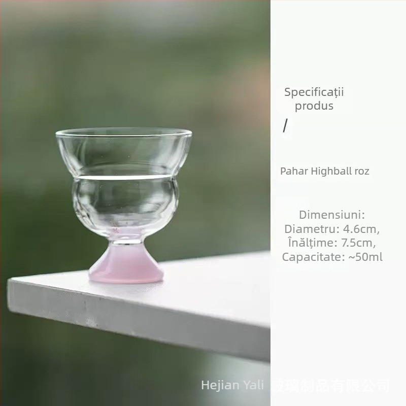 Ceainic din sticlă cu mâner, borosilicat rezistent la căldură, cu filtru și funcție de încălzire, pentru uz casnic