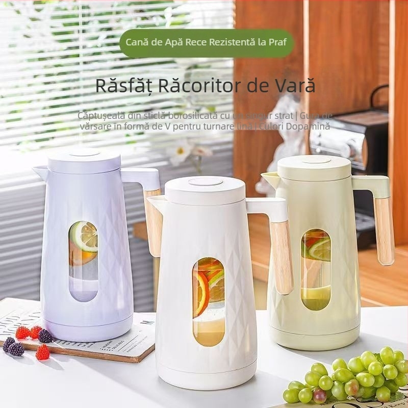 Recipient din plastic pentru apă rece, rezistent la temperaturi înalte, de calitate alimentară, capacitate mare, alb, pentru depozitare apă la domiciliu