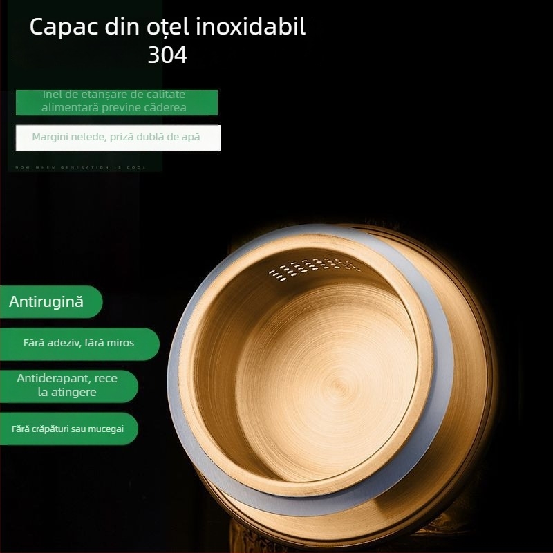 Ceainic din sticlă borosilicată, rezistent la temperaturi ridicate, capacitate mare, pentru uz casnic și restaurante