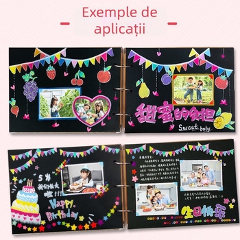 Album de creștere pentru clasa a VI-a – album foto DIY, lucrat manual, pentru absolvirea învățământului primar și grupa mare a grădiniței
