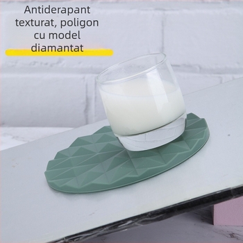 Suport din silicon pentru oale și boluri - rezistent la temperaturi înalte, anti-arșiune, antiderapant, ușor de curățat, suport pentru cești în verde matcha