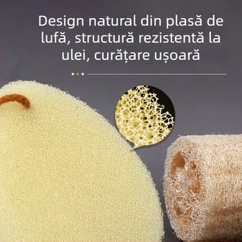 Meicluojie burete de baie din luffa – burete exfoliant pentru curățarea pielii
