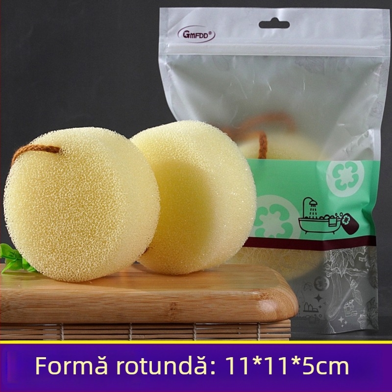 Meicluojie burete de baie din luffa – burete exfoliant pentru curățarea pielii