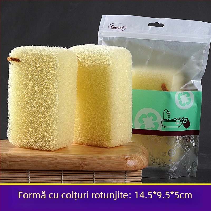 Meicluojie burete de baie din luffa – burete exfoliant pentru curățarea pielii
