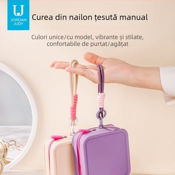 Geantă de silicon Jotun Judy – Geantă cosmetică impermeabilă, clutch portabil și mini portofel pentru monede