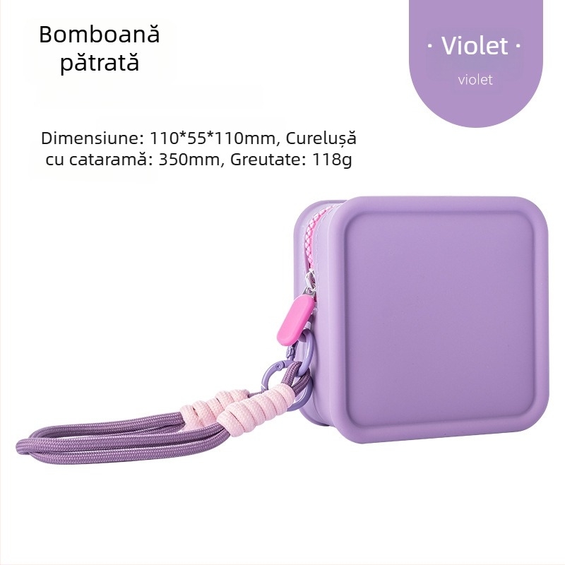 Geantă de silicon Jotun Judy – Geantă cosmetică impermeabilă, clutch portabil și mini portofel pentru monede
