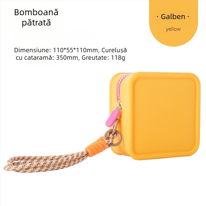Geantă de silicon Jotun Judy – Geantă cosmetică impermeabilă, clutch portabil și mini portofel pentru monede