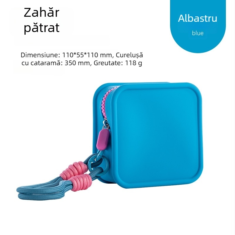 Geantă de silicon Jotun Judy – Geantă cosmetică impermeabilă, clutch portabil și mini portofel pentru monede