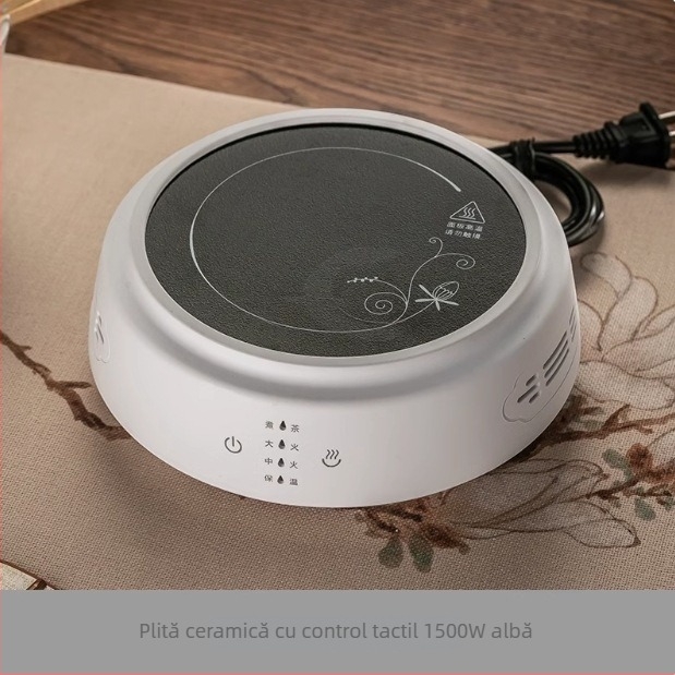 Set de ceai din sticlă pentru abur și fierbere, plită electrică ceramică rezistentă la temperaturi înalte, capacitate mare, pentru uz casnic