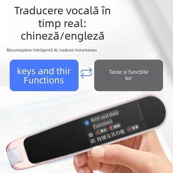Pix de citire în limba engleză și dicționar pentru elevi — pix de traducere multifuncțional, dispozitiv inteligent de învățare universal