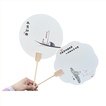 Evantai lacuit în stil chinezesc, cu inscripție, din bambus, pentru fotografie, călătorii și decor; personalizează cu fotografia și textul tău.