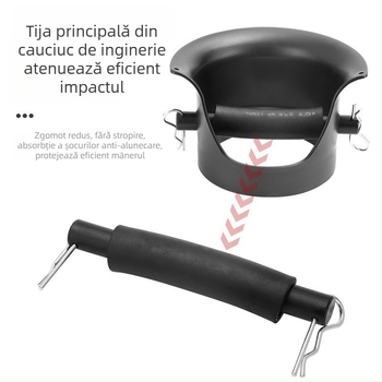 Container vertical pentru zaț de cafea, cu logo – knock box comercial actualizat